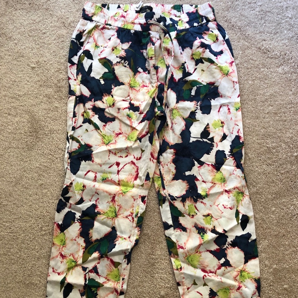 J. Crew Floral Pants